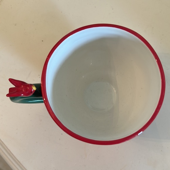 HARRY AND DAVID MUG Snowman w/Cardinal on Handle ~ 2007 - Picture 3 of 4